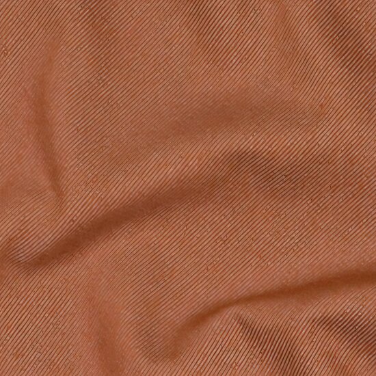Chambray stretch denim terracotta-cognac - KicKenStoffen