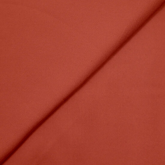 Heavy Viscose Twill &ndash; Roestbruin (Tawny) 126332