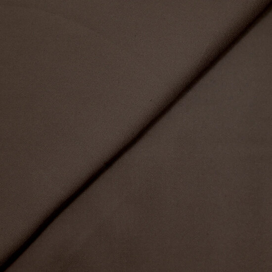 Heavy Viscose Twill Chocoladebruin KicKenStoffen126334
