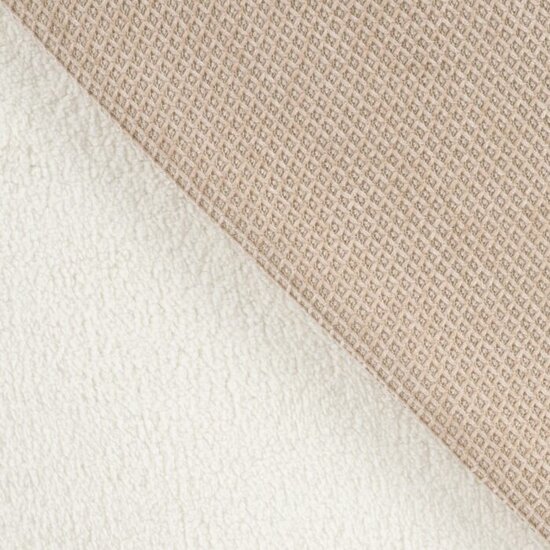 Double Face Boucl&eacute; Beige Ecru &ndash; Qjutie Kids k48165-520