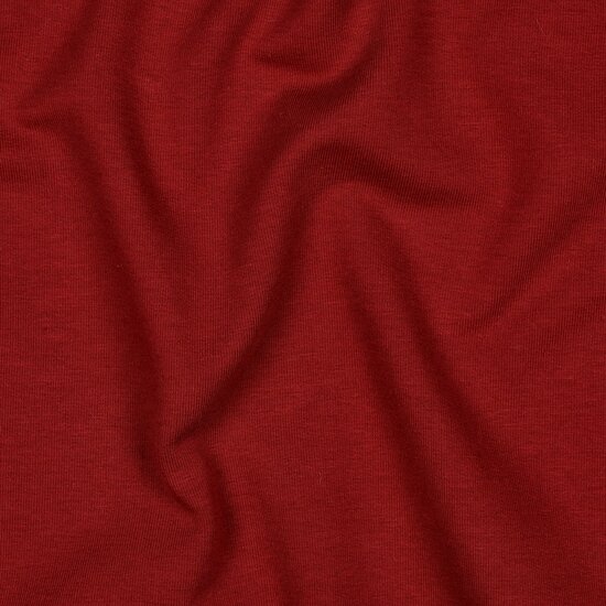 Biologische french terry burgundy KicKenStoffen 09107.041