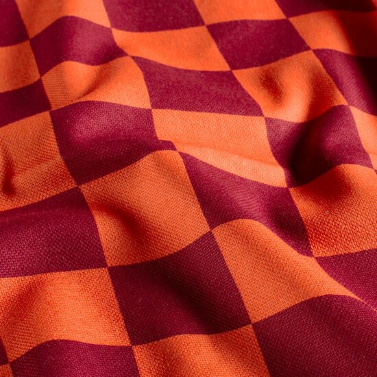 Canvas Blokken Bordeaux Oranje 00124-018