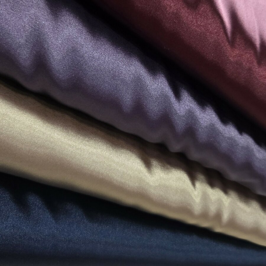 Satijn-voering-stretch
