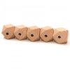 wooden hexagon beads 20mm - 5 pcs