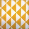 geel wit vaste triangel katoen (op=op)