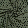 army groen zwart painted dots - tricot
