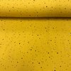 geel (oker) zwart confetti - tricot