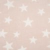 stars cuddle fleece powder pink