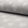 light grey waffle jacquard heart