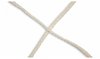 wit (off white - ecru) gevlochten koord 6mm (op=op)