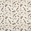 nog 90cm - wit (off white) bruin kiezel blaadjes en takjes aquarel - tricot (op=op)