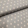 beige (taupe) donker met kiezel middel ster poplin katoen (op=op)