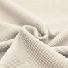 white natural cotton rib jersey fabric