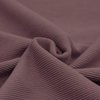 old mauve cotton rib jersey fabric