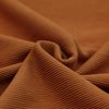 cognac fijne katoenen Baby Ottoman rib tricot