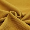 geel mosterd/oker fijne katoenen Baby Ottoman rib tricot