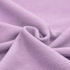 lilac cotton rib jersey fabric