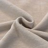 beige (kiezel) melee fijne katoenen Baby Ottoman rib tricot