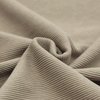 beige taupe cotton rib jersey fabric