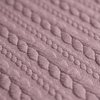 oud roze / mauve kabel jacquard tricot