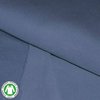 jeans blauw uni - biologische french terry