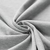licht grijs melee fijne katoenen Baby rib tricot SOFT