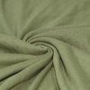 olive green cotton pointelle jersey