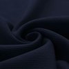 dark blue cotton baby waffle knit jersey