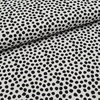 wit zwart cheetah dots poplin katoen