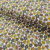 white green brown ocher flowers jersey