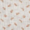 white claypink feathers linnencotton