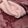 old pink mauve double sided cuddle fleece