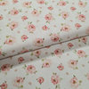 white pink roses digital cotton