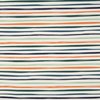 nog 80cm - wit blauw cognac groen streep strepen - french terry (op=op)