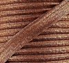 rol 25mtr - goud (rose - terracotta - koper) lurex paspelband - piping 1cm