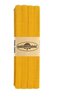 geel mosterd/oker tricot biasband 2cm - (950)
