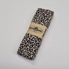 pink black cheetah bias jersey binding 2cm wide - 3mtr long