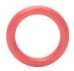 red pink plastic ring 4cm - 5 pcs