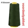 army groen (donker) lockgaren - 825 - 4x klos