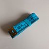 blauw neon centimeter / meetlint 150cm