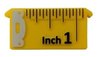 nog 1 - geel magnetische zoomgeleider - zoomhulpje 'centimeter' (op=op)