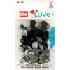 grey black color snaps  12.4mm - 30 pcs