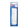 wit kam snaps 12.4mm - 30 stuks