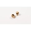 goud (rose) metalen koordstopper 25mm - 2 stuks