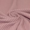 oud roze (licht) katoenen BREDE Baby rib tricot SOFT