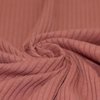 roze-terracotta katoenen BREDE Baby rib tricot SOFT