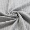 licht grijs melee BREDE katoenen Baby rib tricot SOFT