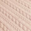 roze (nude) kabel jacquard tricot