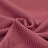 raspberry cotton rib jersey fabric