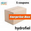 surprise doos - hydrofiel - 5 coupons totaal 3,5meter